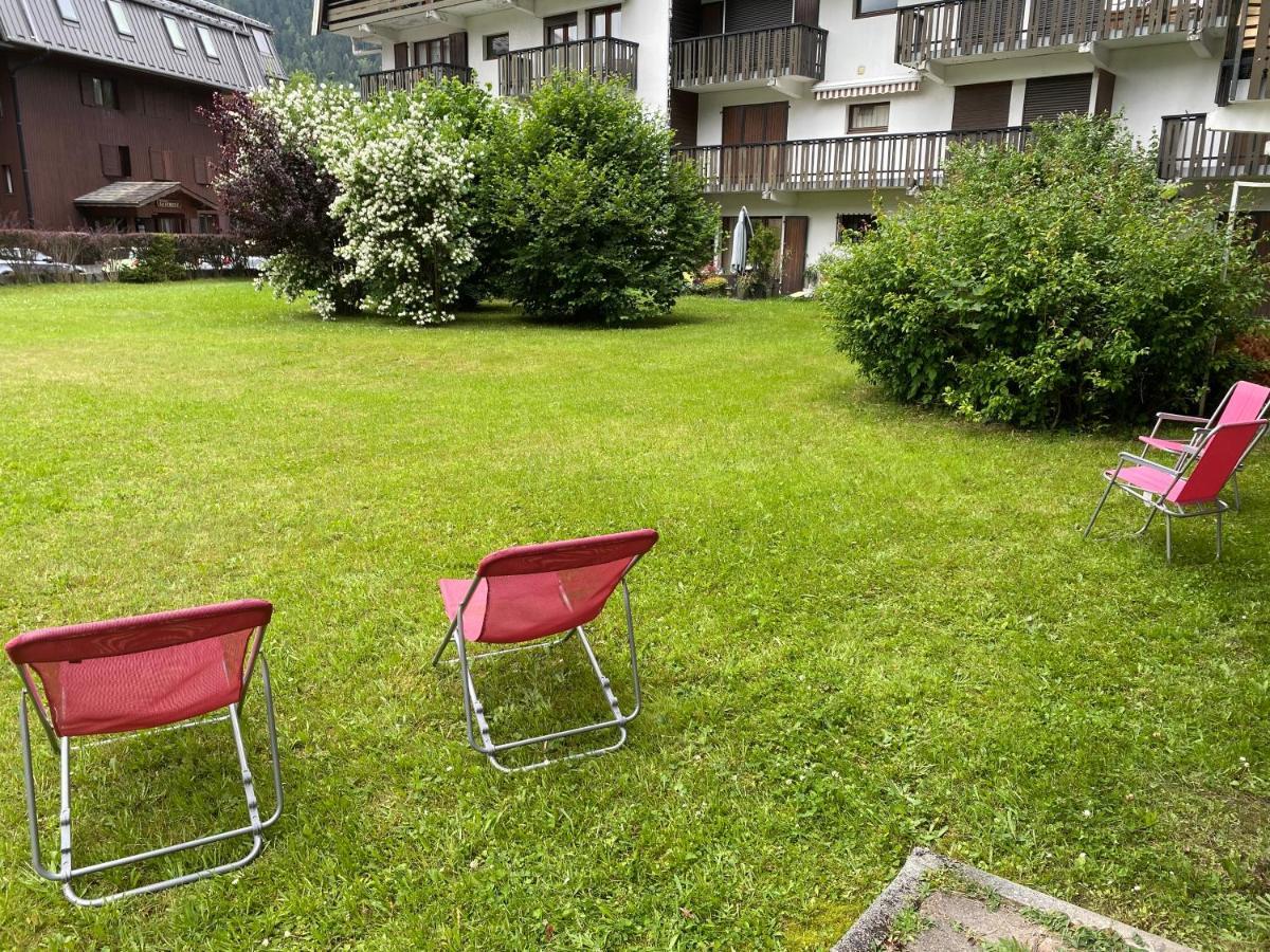 Appartement Style Chalet Avec Grande Terrasse Et Parking Prive 霞慕尼 外观 照片