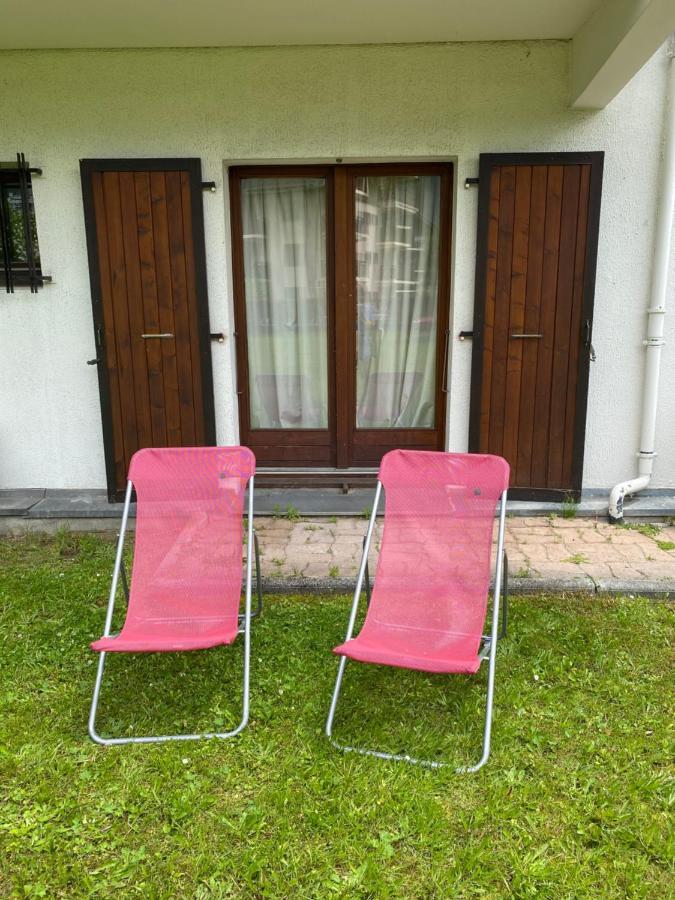 Appartement Style Chalet Avec Grande Terrasse Et Parking Prive 霞慕尼 外观 照片
