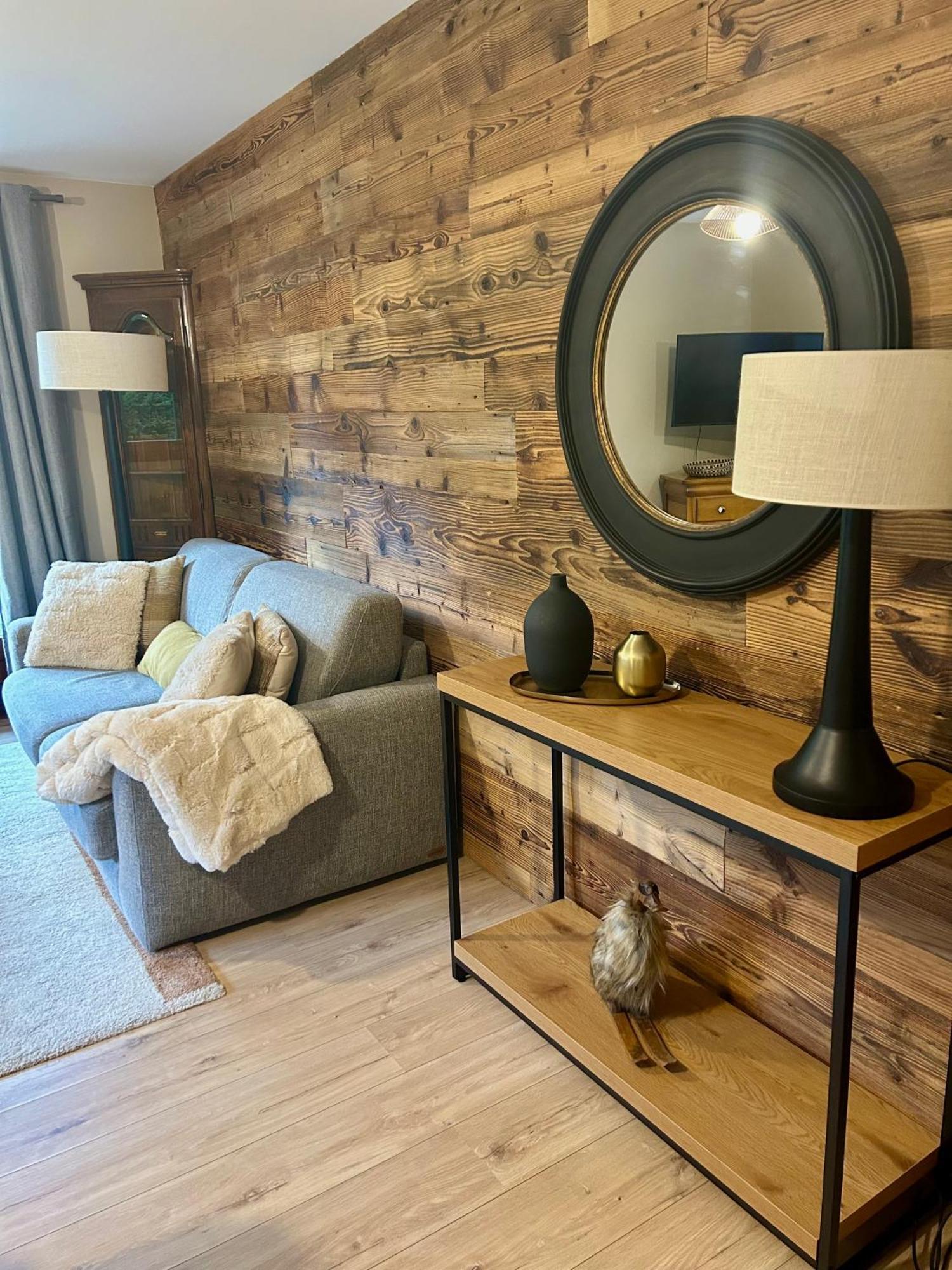 Appartement Style Chalet Avec Grande Terrasse Et Parking Prive 霞慕尼 外观 照片